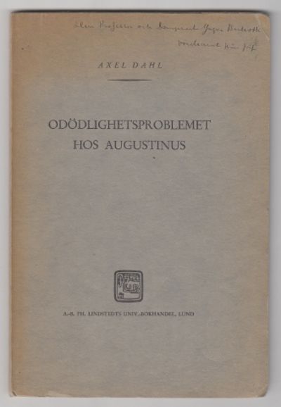 Odödlighetsproblemet hos Augustinus.