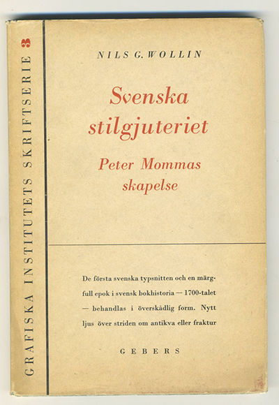 Svenska stilgjuteriet. Peter Mommas skapelse.