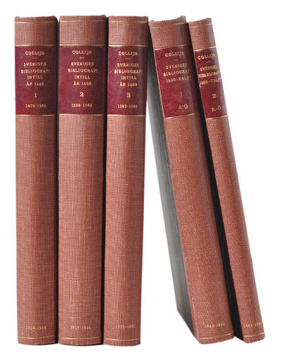 Sveriges bibliografi intill år 1600. I-III.