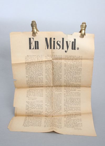 En Mislyd. Ett-blads trykk i folio.