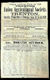 Broadside - Tenth Annual Fair of the Trenton Union Agricultural Society, Trenton [NY]