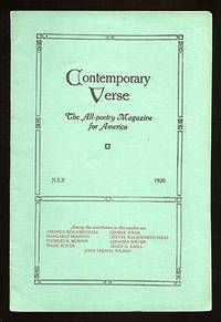 New York: Charles Wharton Stork, 1920. Softcover. Fine. Vol. IX, no. 7. About fine in stapled wrappe...