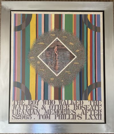Tom Phillips, 1972. The painting was a gift from the artist to the poet and publisher, Jonathan Will...