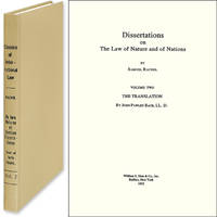 Dissertations on the Law of Nature and of Nations by Samuel; Ludwig von Bar (intro.) Rachel
- 1995
- from The Lawbook Exchange Ltd (SKU: 29262)