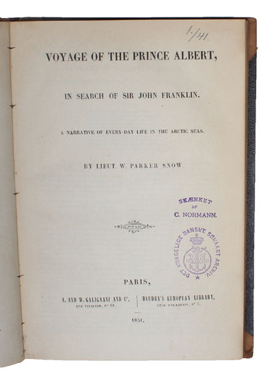 Voyage of the Prince Albert in search of Sir John Franklin. A Narrative of Every-Day life in the Arctic Seas. (photo 2)