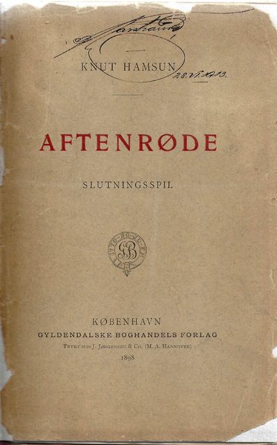 Aftenrøde. Slutningsspil.