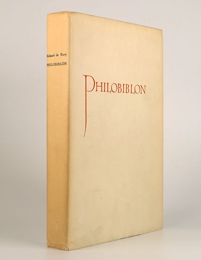 Philobiblon eller Om kärleken till böckerna.…