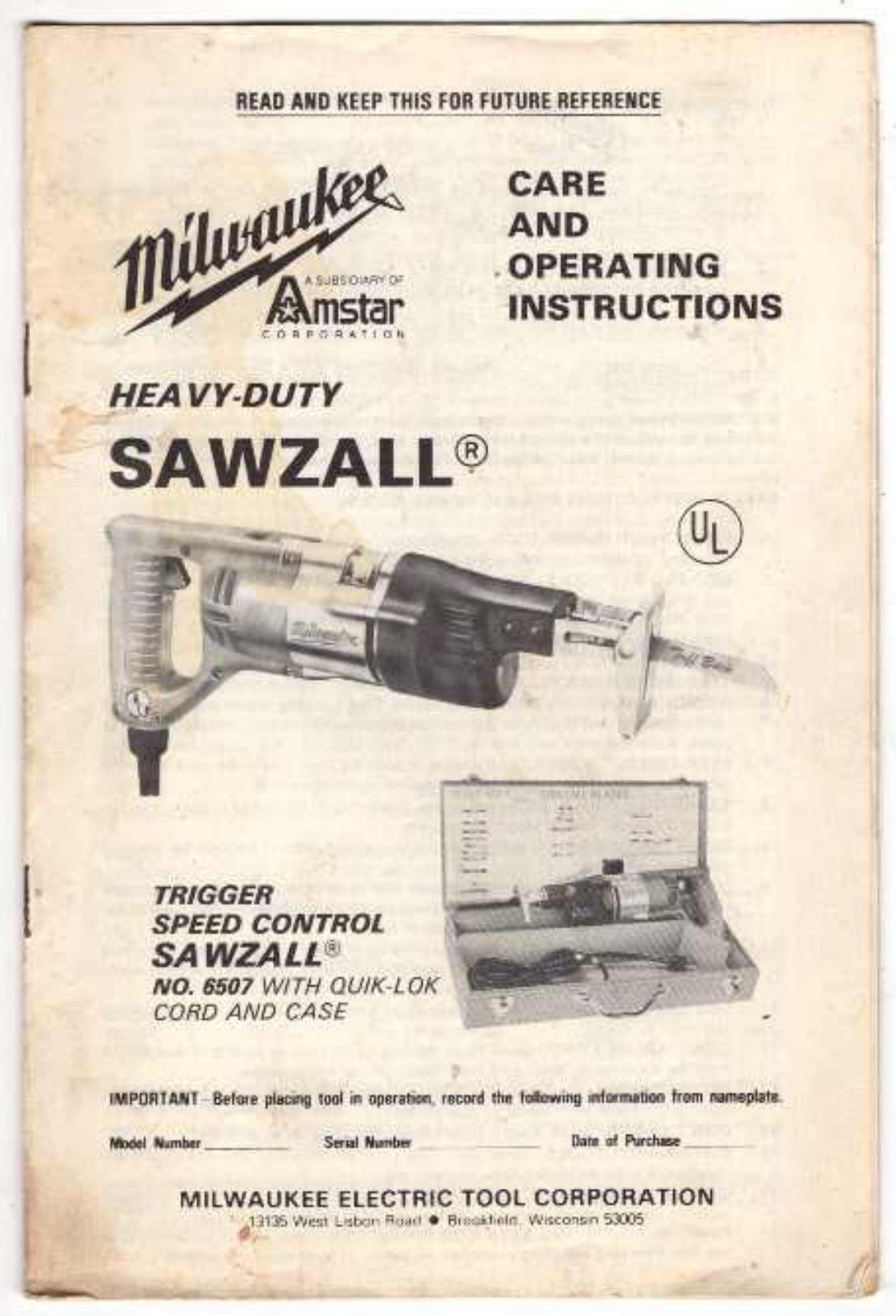 Milwaukee sawzall electric deals
