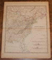 image of Map of North America (Parts of Canada and USA) - disbound sheet from 1857 "University Atlas