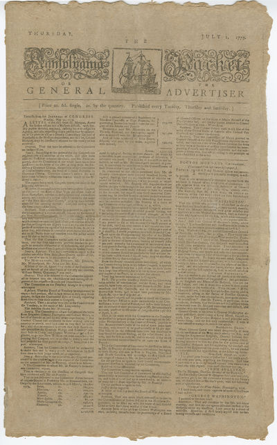A Revolutionary War Doctor Defends His Reputation, Pennsylvania War News, and Congress Takes a Huge Loan