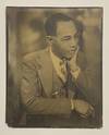View Image 1 of 5 for . . Untitled (portrait of a well-dressed African-American man wearing glasses, dated 1937) Inventory #4302