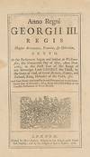 Anno Georgii III. Regis. Sexto. An Act for Taking Down and Removing Certain Light-houses now Standing Near Spurn Point, at the Mouth of the Humber, and for Erecting Other Fit and Convenient Light-houses Instead Thereof
