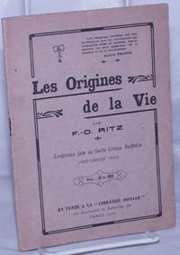 Les Origines de la Vie. Conférence faite au Cercle Civique Berthelot (Septembre 1912)