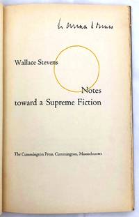 NOTES TOWARD A SUPREME FICTION