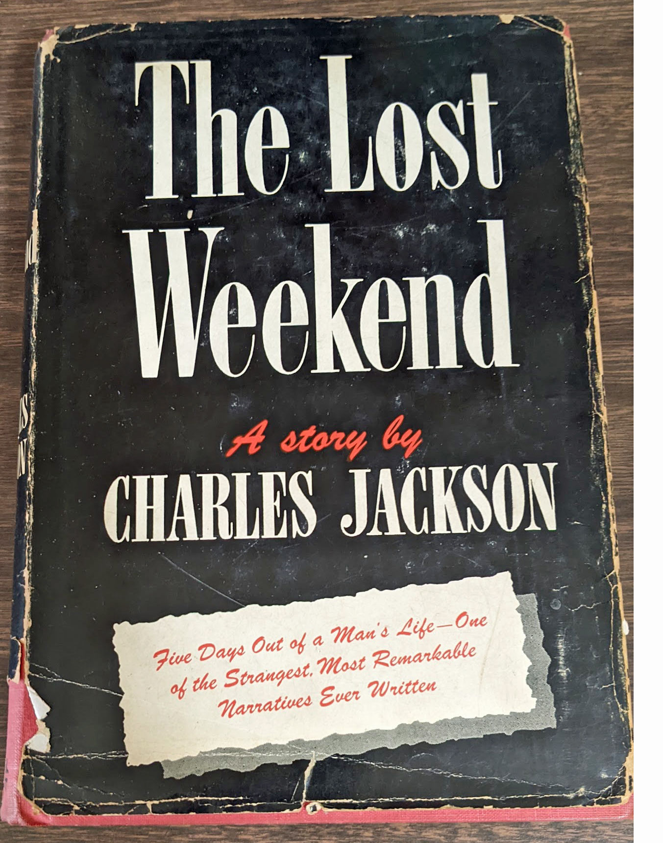 Lost Weekend Script The Lost Weekend Charles Jackson