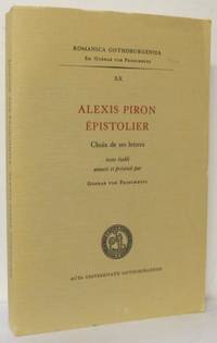 Alexis Piron épistolier. Choix de ses lettres.…