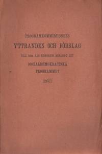 Programkommissionens yttranden och förslag till…