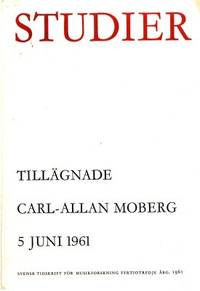 Studier tillägnade Carl-Allan Moberg 5 juni 1961.