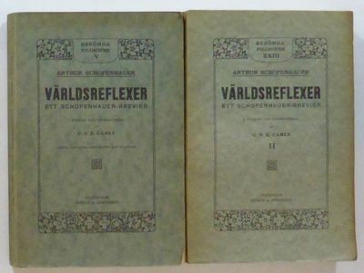 Världsreflexer I-II. Ett Schopenhauer-brevier. I…