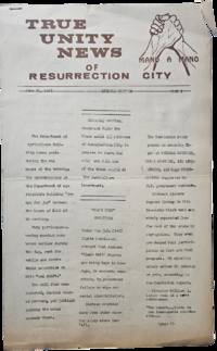 True Unity News of Resurrection City, June 16, 1968 Special Edition