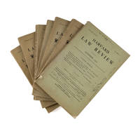 Harvard Law Review Vol 36 no 1; vol 47 no 1-2, 4, 6, 8; vol 48 no. 1-2