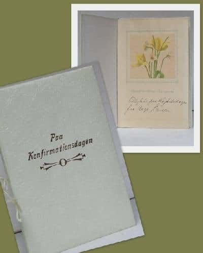 Paa Konfirmationsdagen. Konfirmations-Telegram.