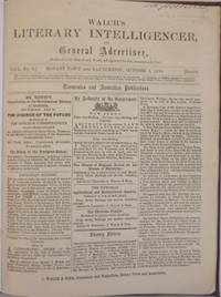 Walch&#039;s Literary Intelligencer, and General Advertiser : three issues from 1859, 1862 &amp; 1863. by Walch: - 1859-1863