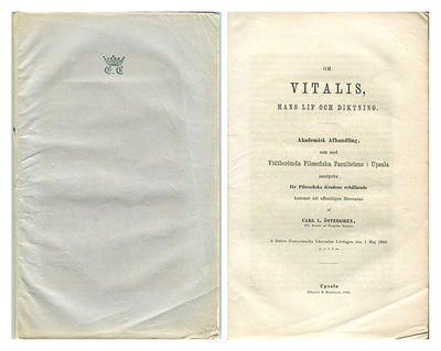 Om Vitalis, hans lif och diktning. A.a.