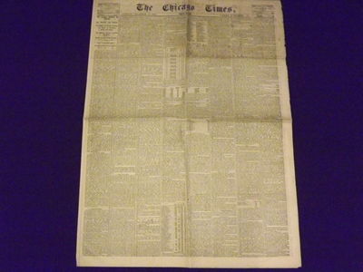 The Chicago Times. Tuesday, December 13, 1864. Volume X. Number 12. Annual Message of the President of the United States.
