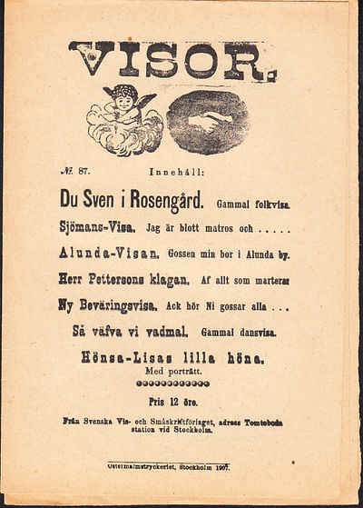 Visor. [Utg. av] Svenska Vis- o.…