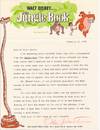 OLLIE JOHNSTON. Archive of fvie SIGNED LETTERS, two Autograph Letters Signed and three Typed Letters Signed, all relating to Disney's film, "The Jungle Book," or "Disney Animation: The Illusion of Life," Disney Studios 1981 book on animation