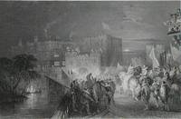 Queen Elizabeth at Kenilworth Castle.