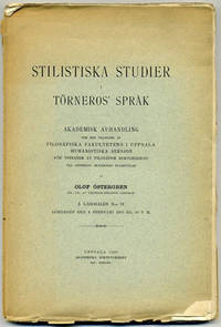 Stilistiska studier i Törneros språk. A.a.
