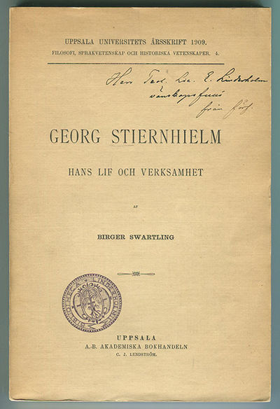 Georg Stiernhielm. Hans lif och verksamhet. A.a.