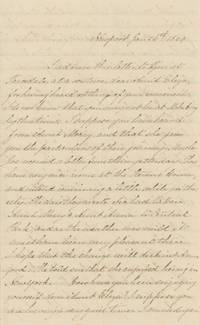 1864–1871 Letters from the Young Ladies of the Prominent Rhode Island Hazard Family