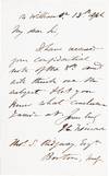 Autograph Letter, Signed