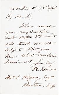 Autograph Letter, Signed