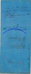Check Signed By Wealthy 19th Century Timber Baron Frederick Weyerhaeuser To Bailey Davenport