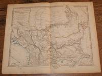 image of Map of Ancient Macedonia, Thracia, Illyria, Moesia and Dacia - disbound sheet from 1857 "University Atlas