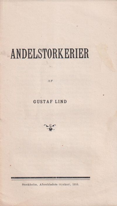 Andelstorkerier.