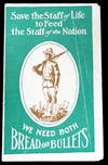 Save the Staff of Life to Feed the Staff of the Nation
