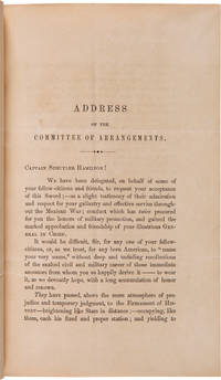 ADDRESS OF THE COMMITTEE OF ARRANGEMENTS [caption title]. [with:] REPLY OF BREVET CAPTAIN SCHUYLER HAMILTON [caption title