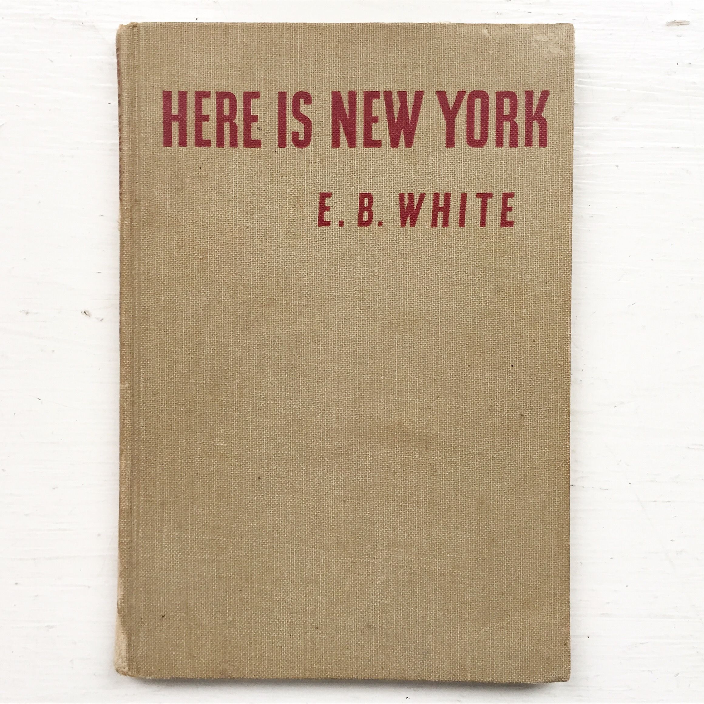 Here is new york eb white