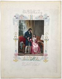 The Unrequited Love" or "The Despondent Lover" Valentine Series -- "Cease thy frolic fingers play