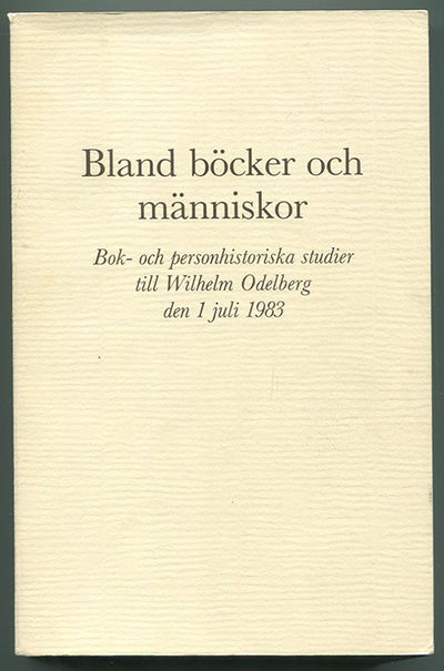 Bland böcker och människor. Bok- och…