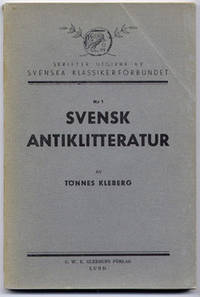 Svensk antiklitteratur. Förteckning över nyare,…