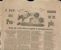 A HAP-HAZARD SONG FOR THE Peo-Ple