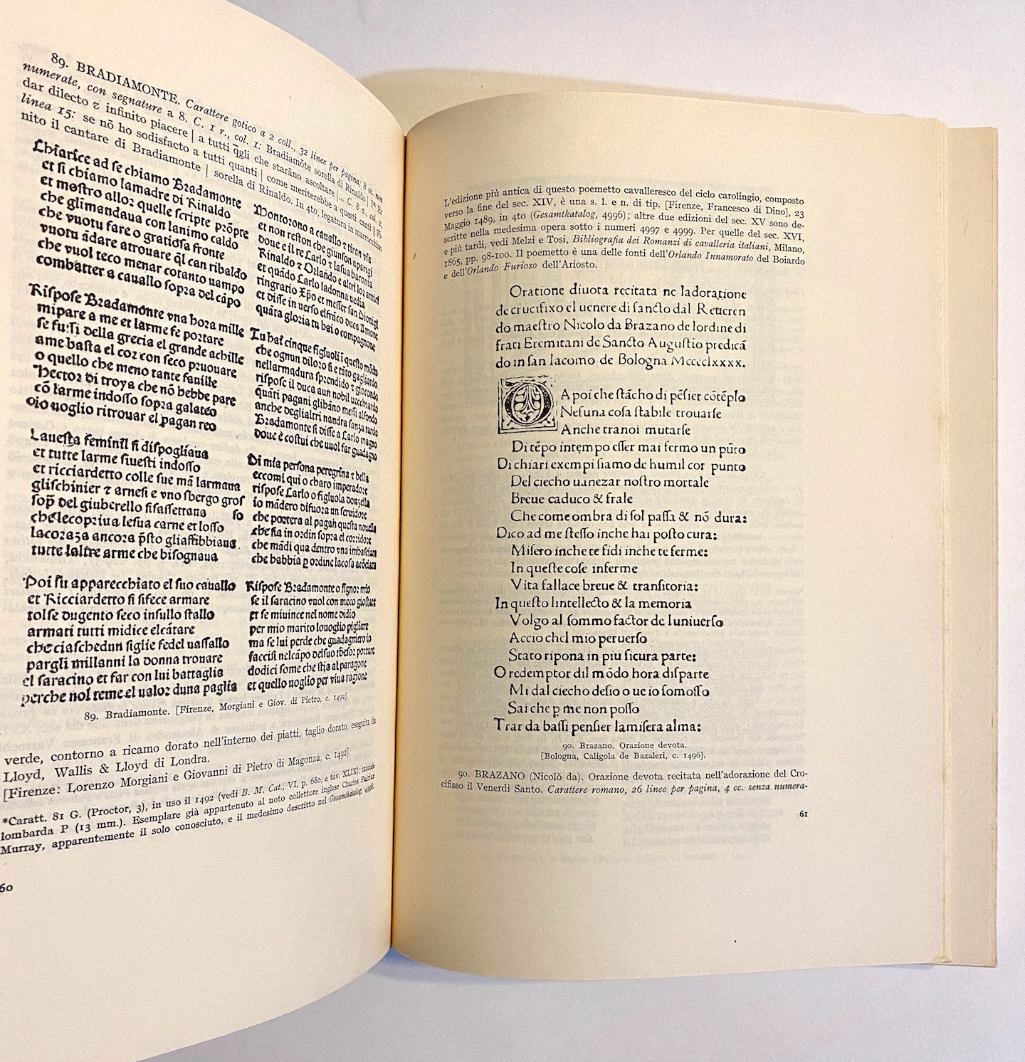Incunabula Reference Italy Catalogo Della Libreria Di Giuseppe Martini Compilato Dal Possessore Da Servire Come Saggio Per Una Nuova Bibliografia Di Storia E Letteratura Italiana Parte Prima Incunabuli All Published By