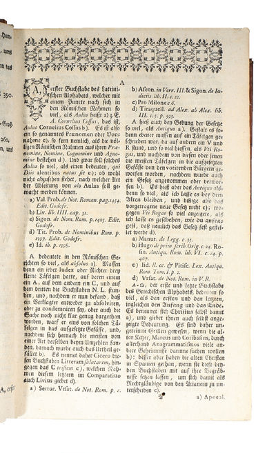 Gründliches Antiquitäten-Lexicon, worinne die merckwürdigsten Alterthümer der Jüden, Griechen, Römer, Teutschen und ersten Christen zulänglich beschrieben und mit ihren Auctoribus bewiesen werden. (photo 4)