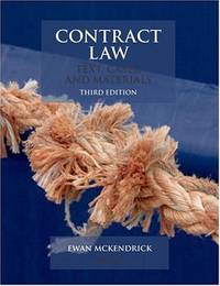 Contract Law: Text, Cases, & Materials